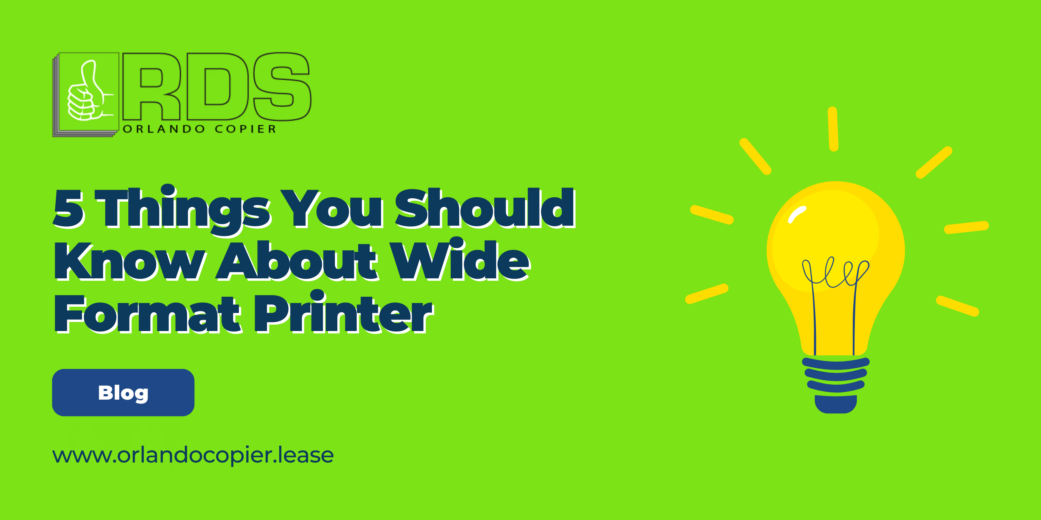 5 Things You Should Know About Wide Format Printers￼